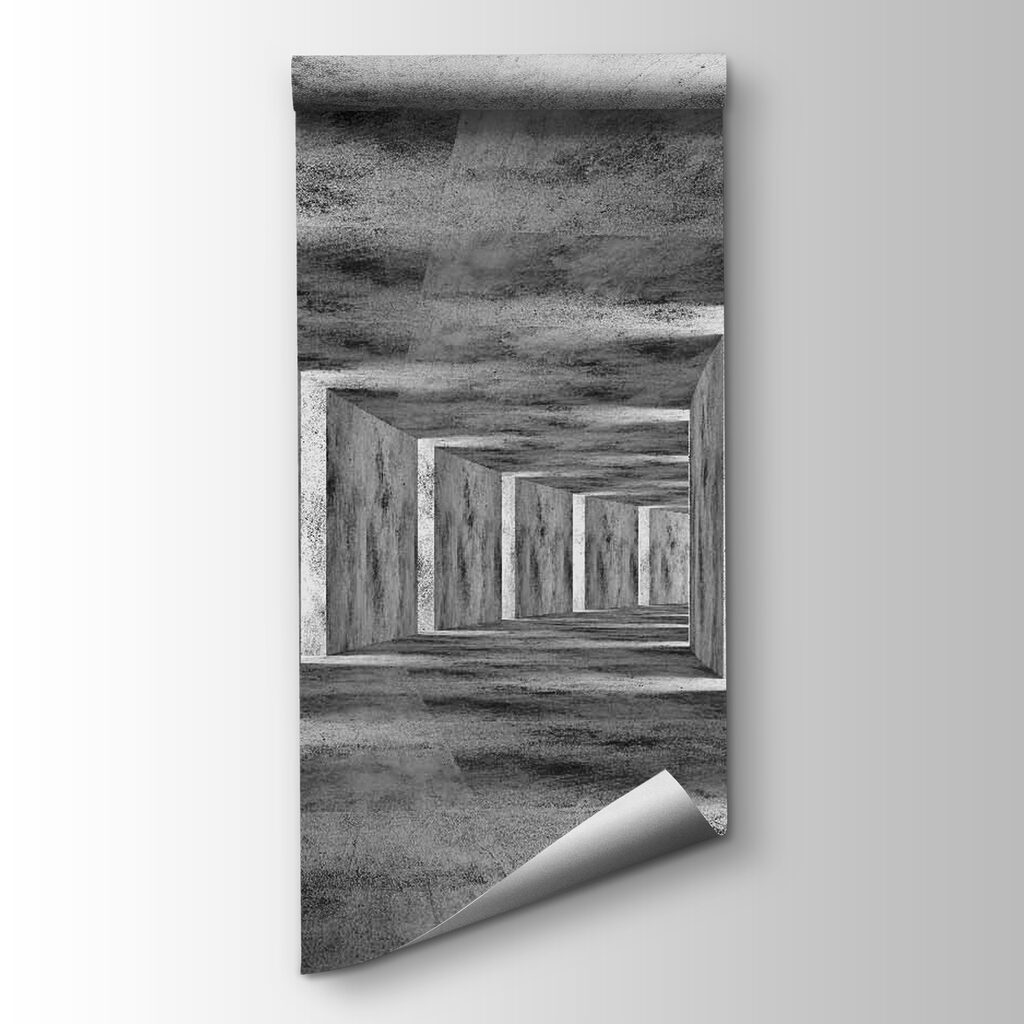 Corridoio quadrato in grigio — vista del prodotto