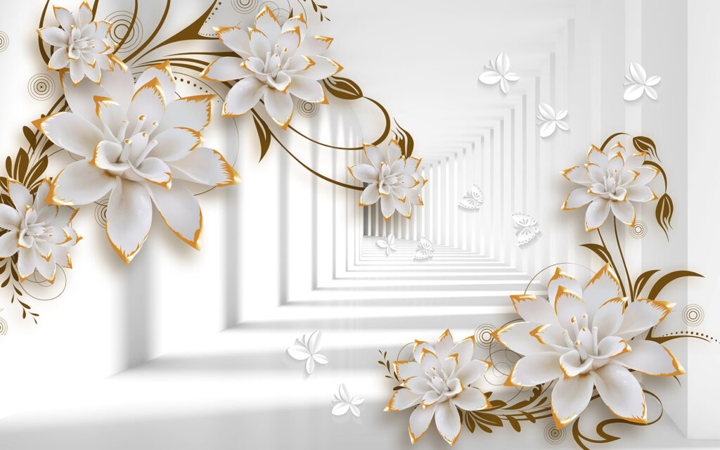 Corridoio fiorito — design completo