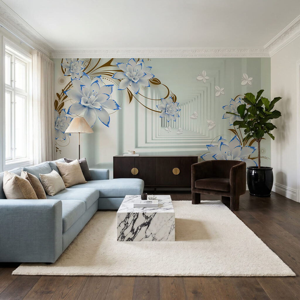 Corridoio fiorito — ambiente 1