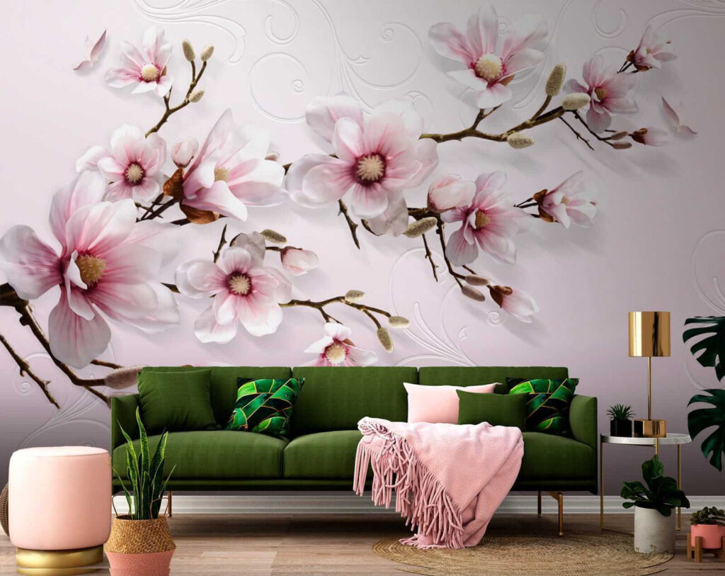 Magnolia su rosa chiaro — ambiente 6