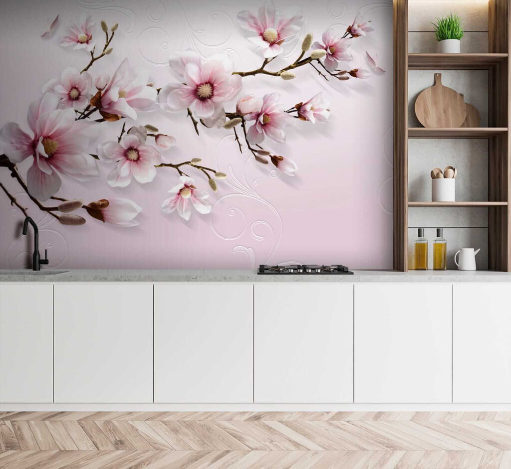 Magnolia su rosa chiaro — ambiente 8