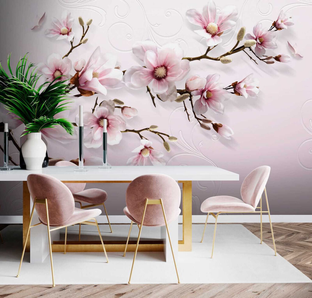 Magnolia su rosa chiaro — ambiente 9