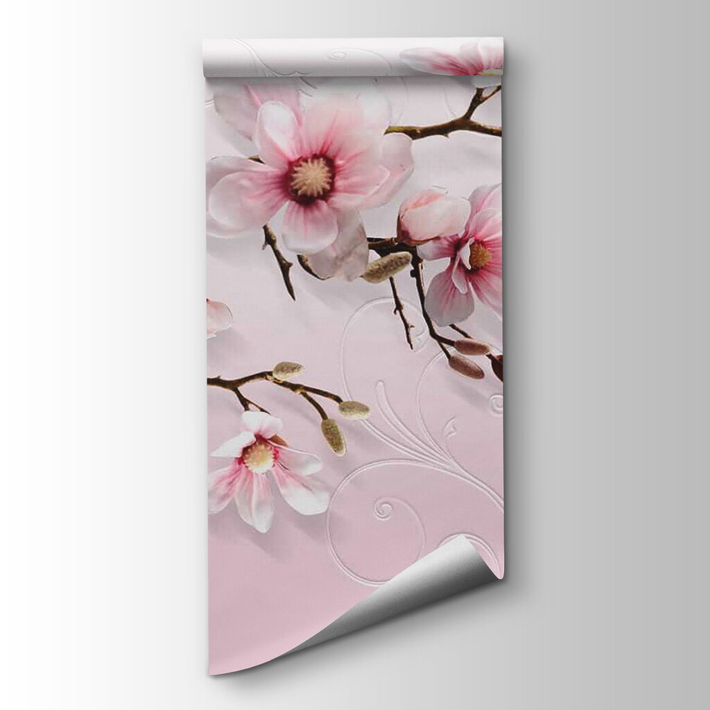 Magnolia su rosa chiaro — vista del prodotto