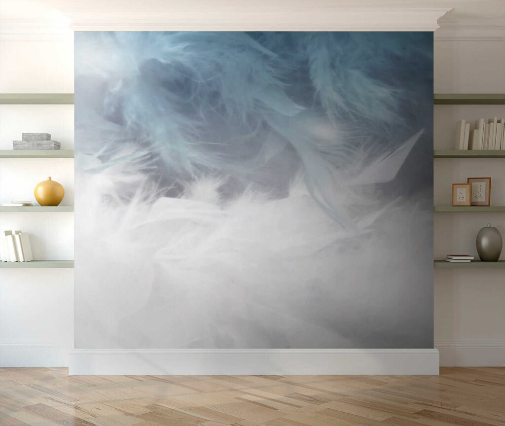 Piume in nebbia azzurra — ambiente 7
