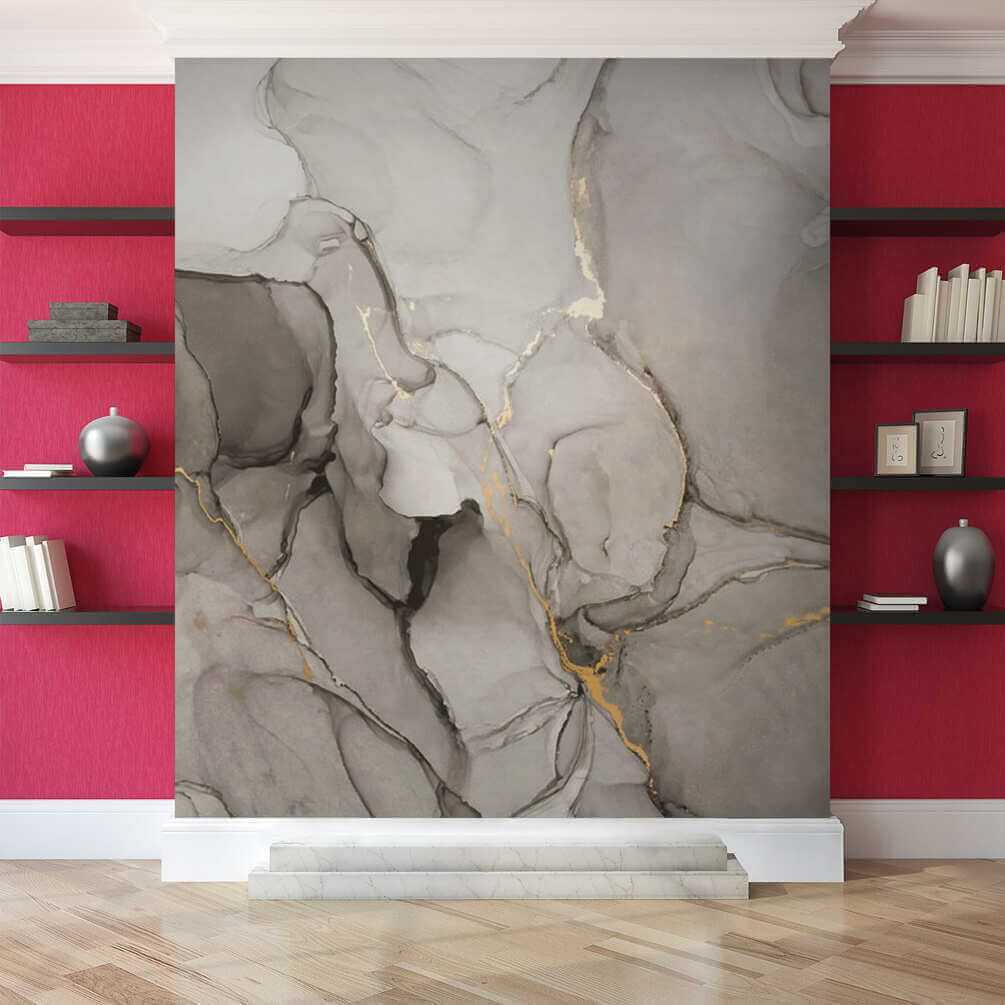 Grigio con vene dorate — ambiente 3