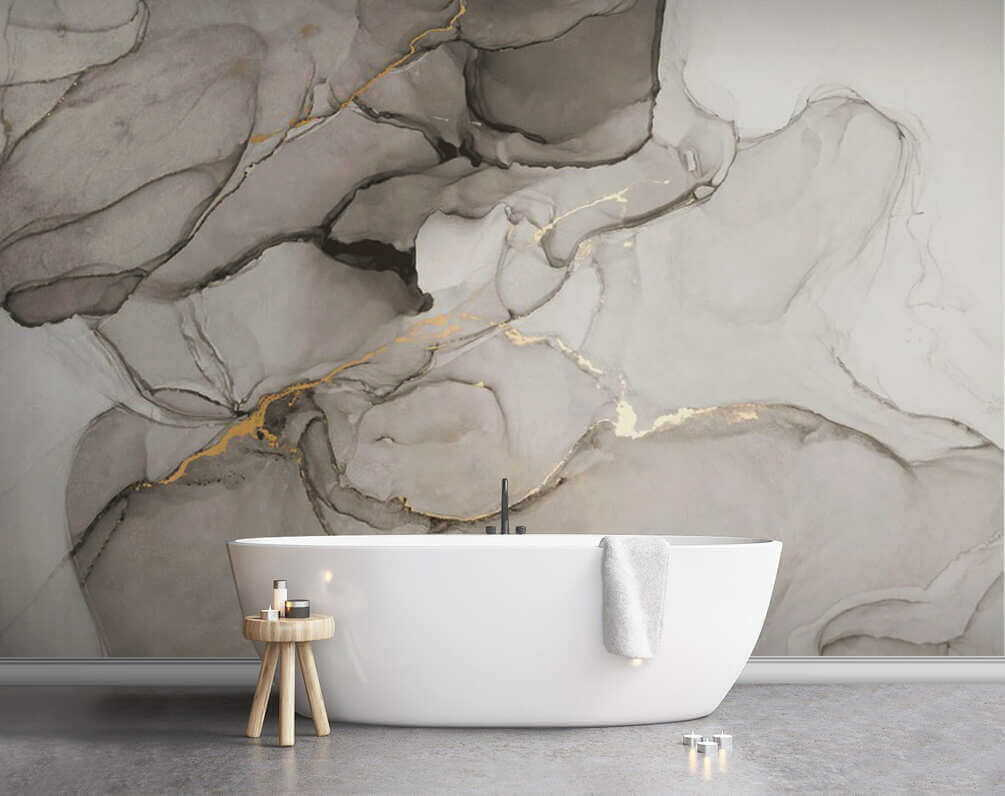 Grigio con vene dorate — ambiente 1