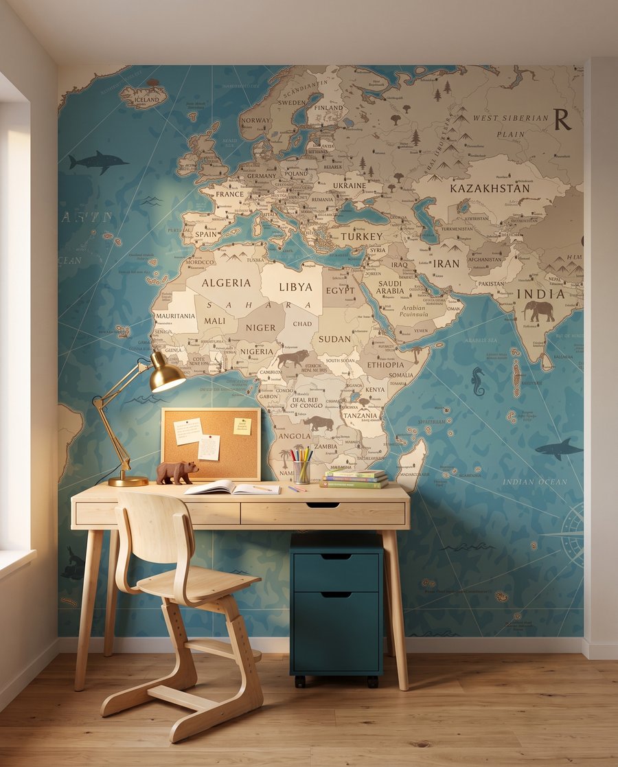 Mappa del mondo — ambiente 3