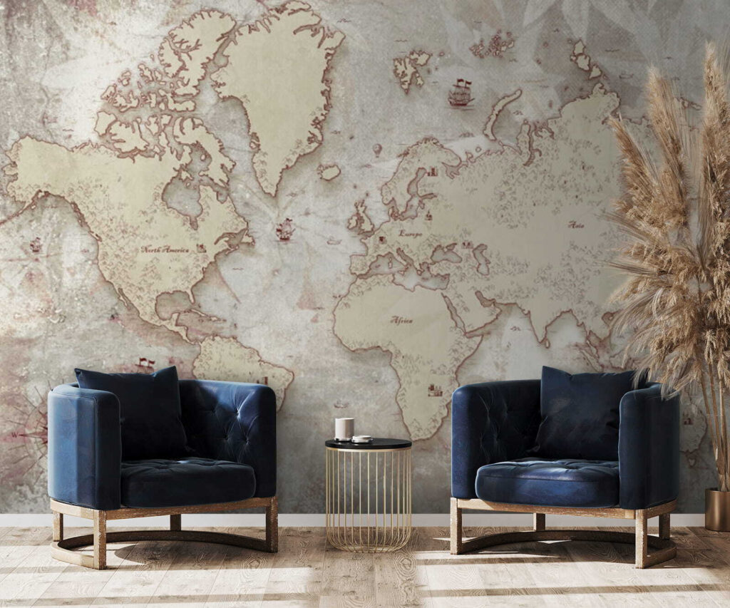 Mappa del mondo consumata — ambiente 1