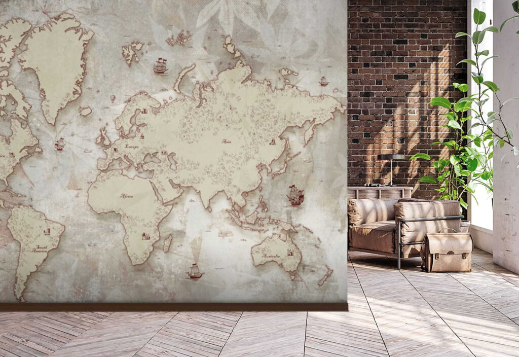Mappa del mondo consumata — ambiente 2