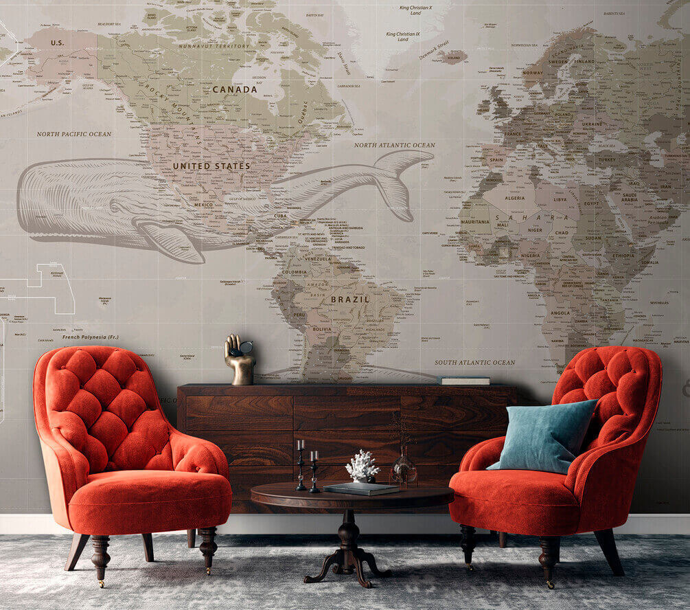 Viaggi sulla mappa in un ambiente