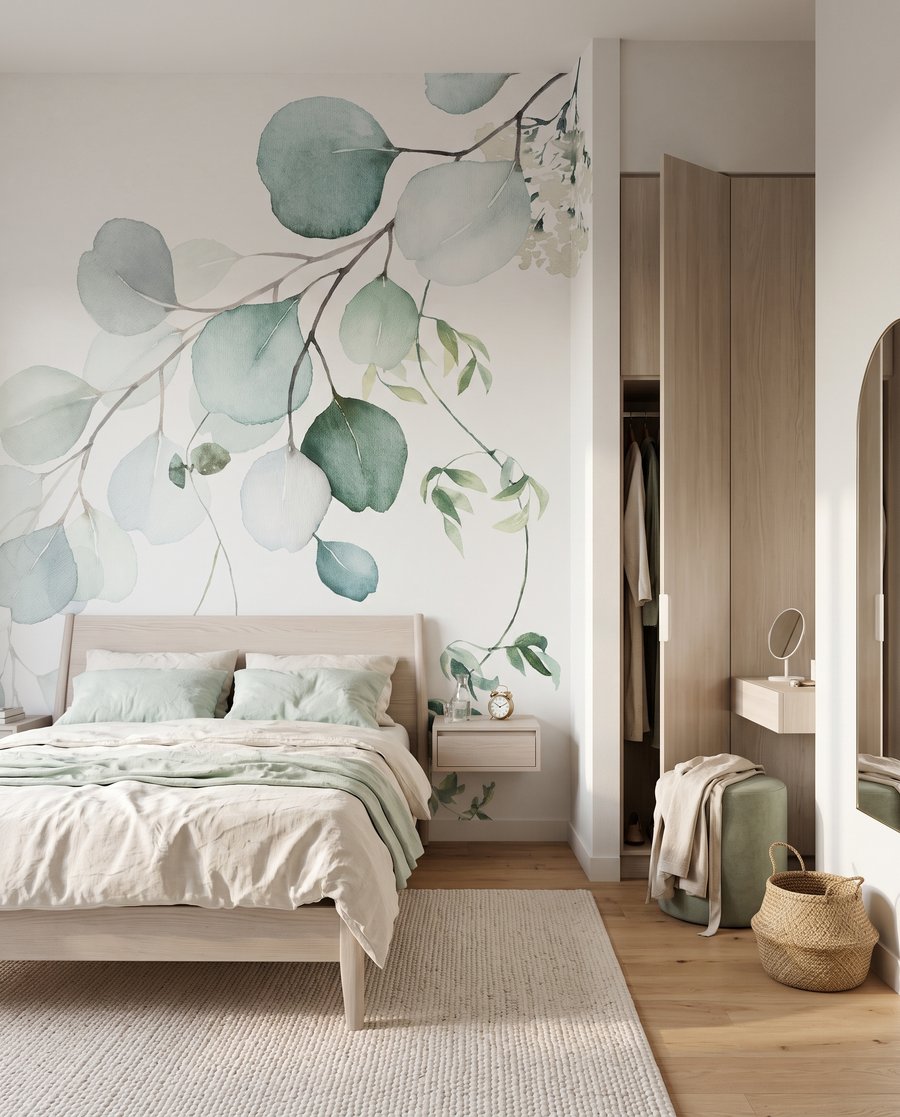 Ramoscello in verde acqua — ambiente 2