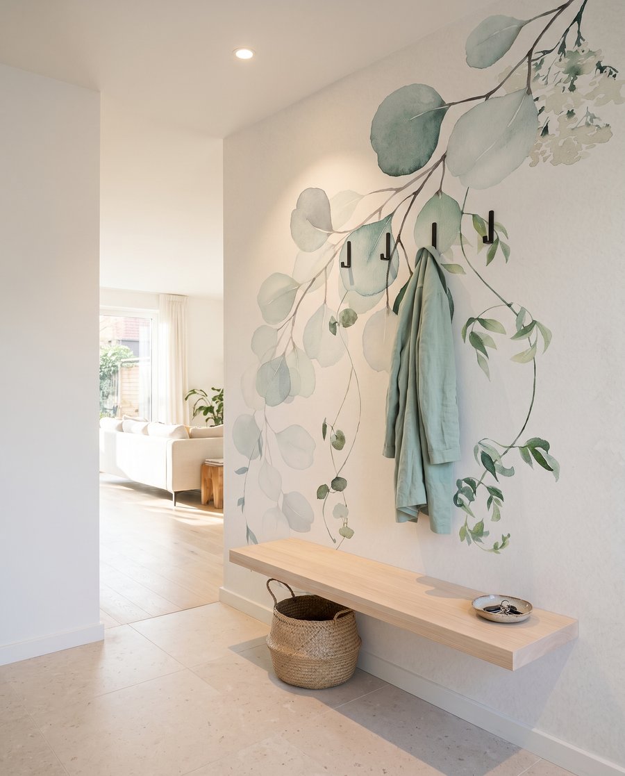 Ramoscello in verde acqua — ambiente 3