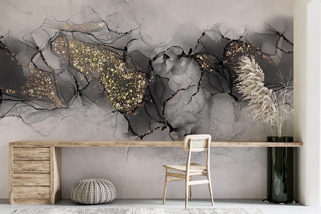 Nuvole grigie e dorate — ambiente 3