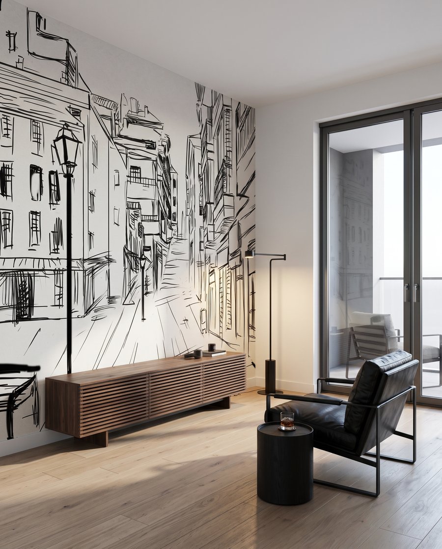 Strada a schizzo — ambiente 4