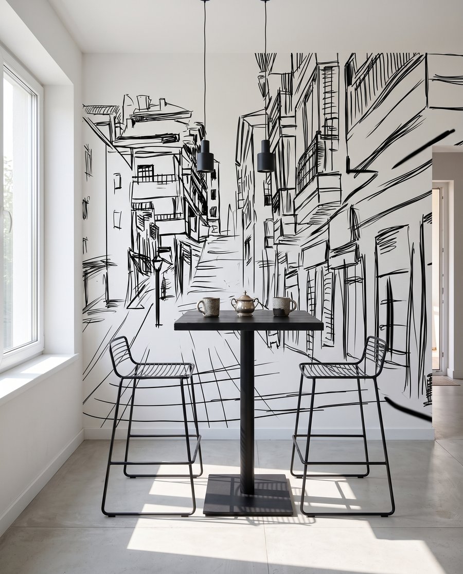 Strada a schizzo — ambiente 7