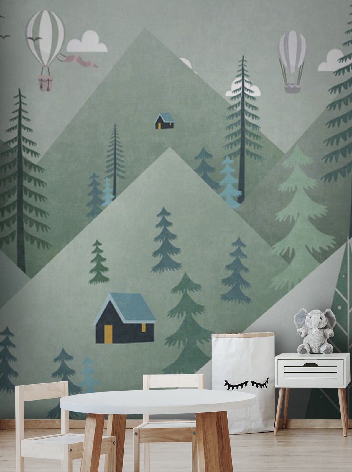 Case tra i pini — ambiente 1