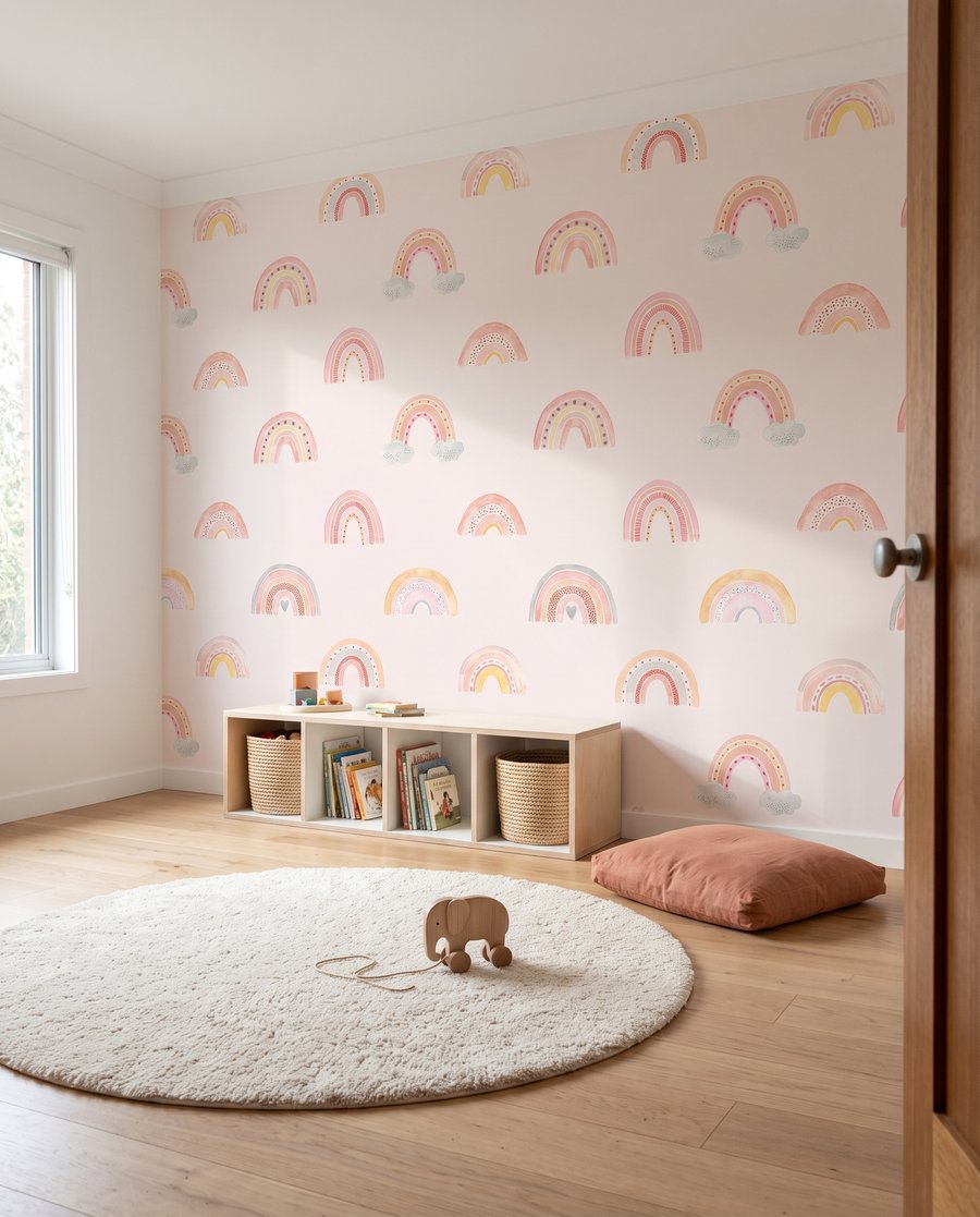 Piccoli arcobaleni su rosa — ambiente 2