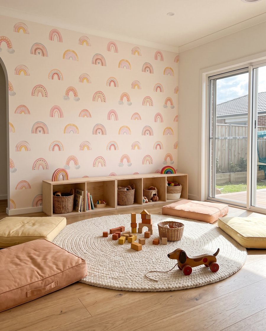 Piccoli arcobaleni su rosa — ambiente 3