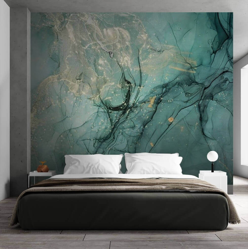 Turchese con venature scure — ambiente 2