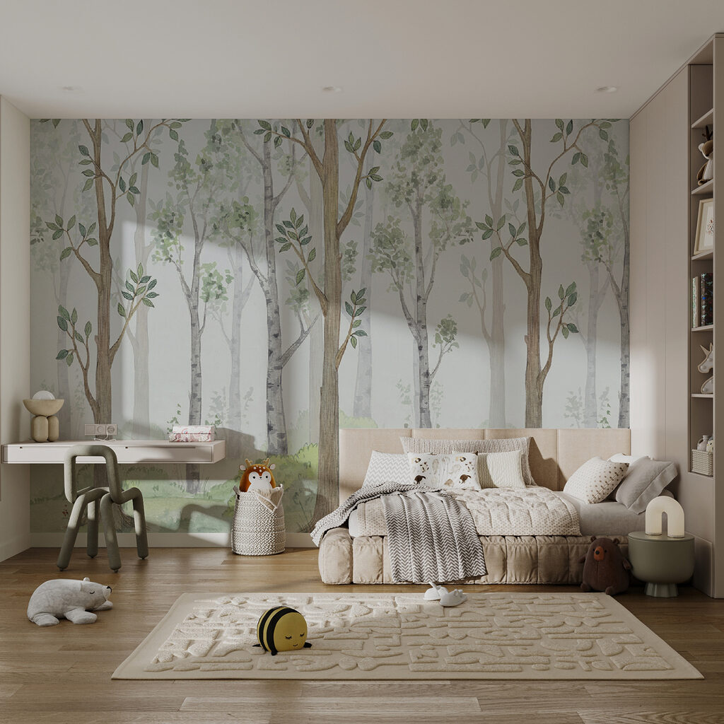 Bosco di tronchi chiari — ambiente 3
