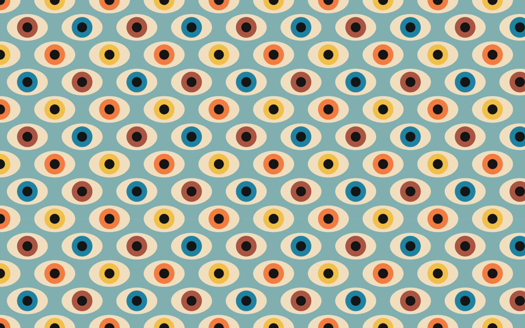 Piccoli cerchi come occhi — design completo