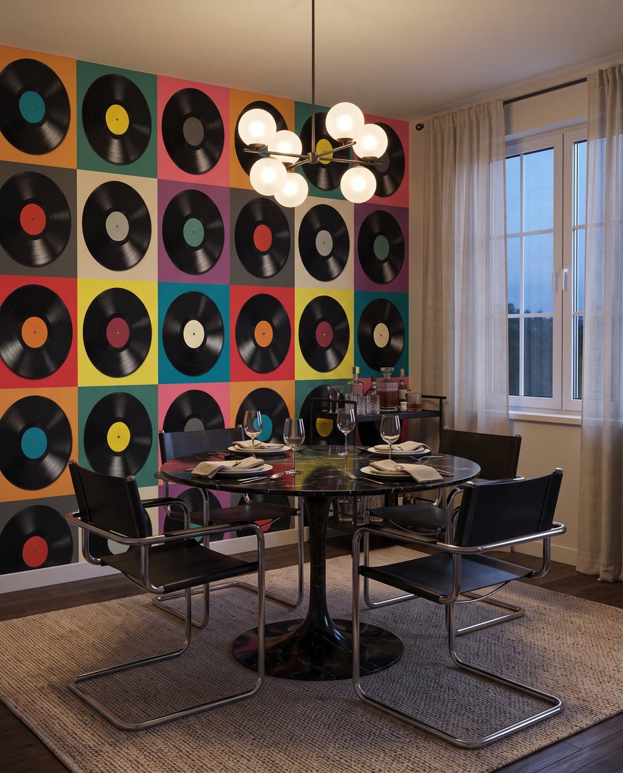 Dischi di vinile colorati — ambiente 5