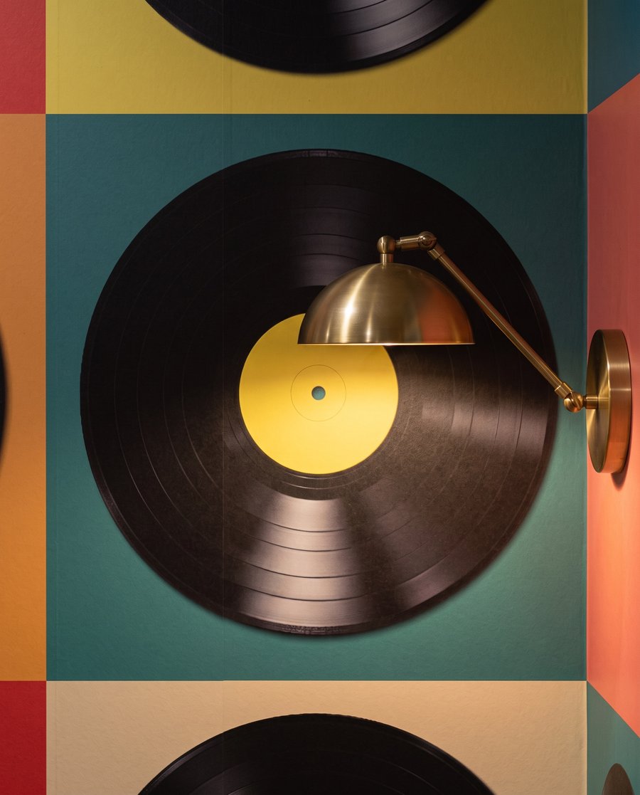 Dischi di vinile colorati — dettaglio