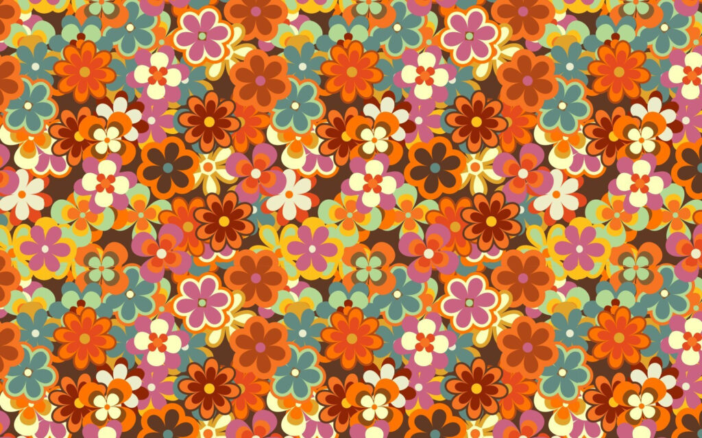 Piccoli fiori e foglie — design completo