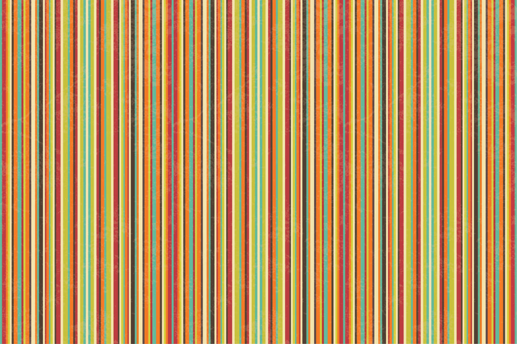 Strisce arcobaleno sottili — design completo