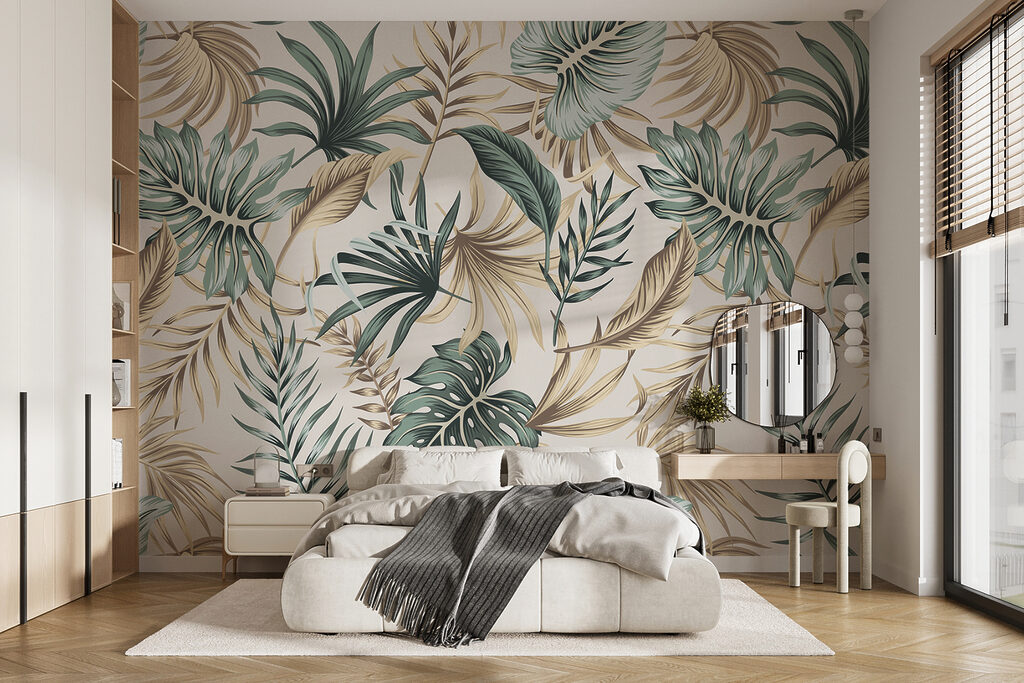 Foglie in verdi tenui — ambiente 6