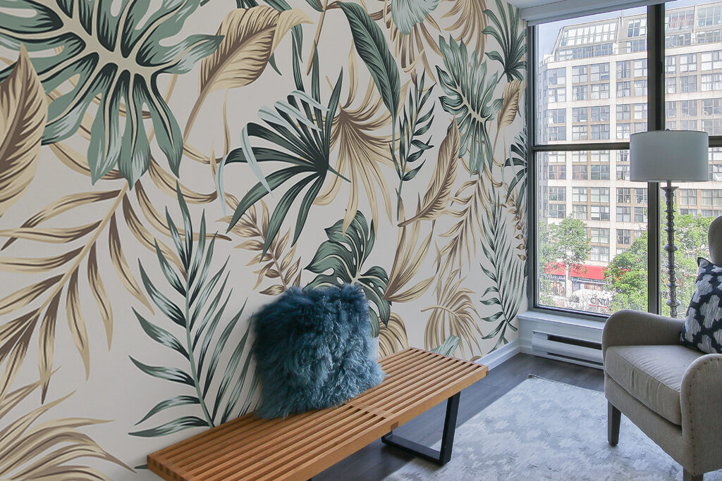 Foglie in verdi tenui — ambiente 9