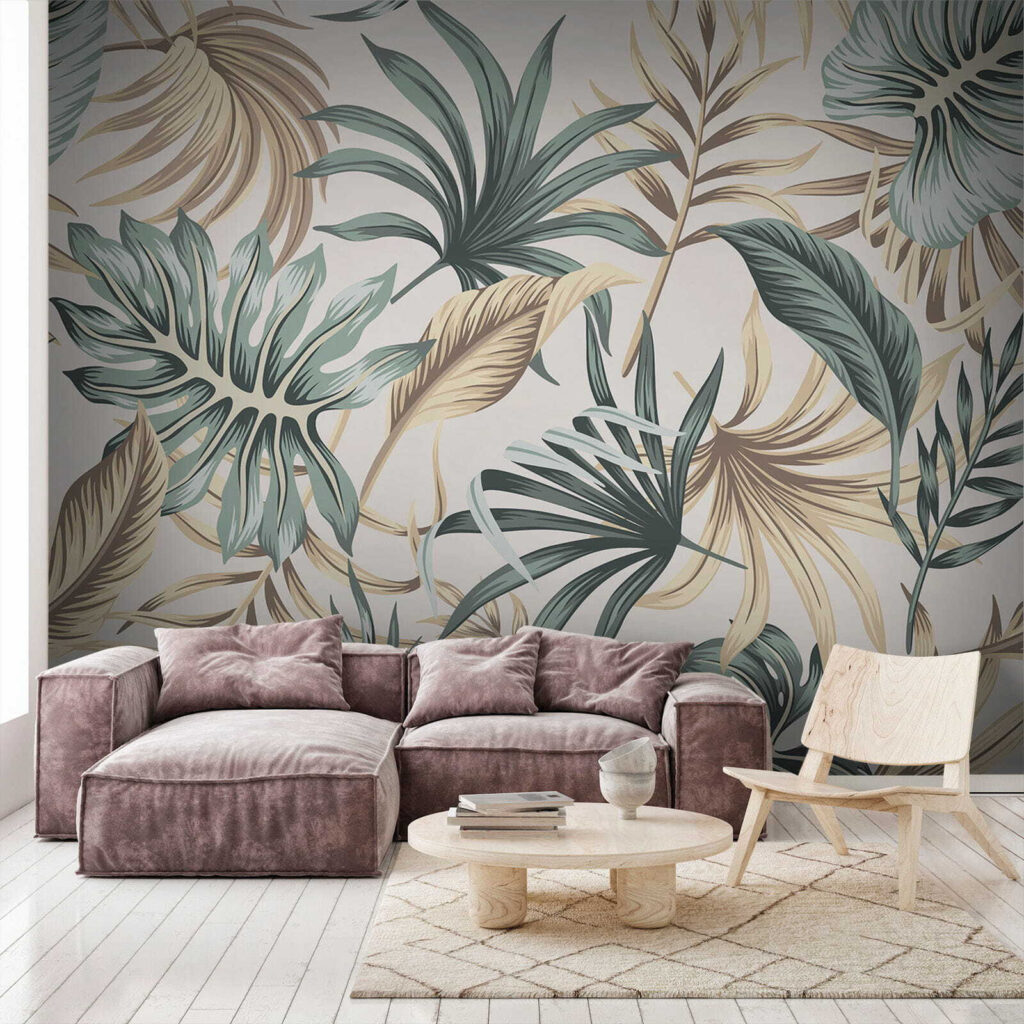Foglie in verdi tenui — ambiente 1