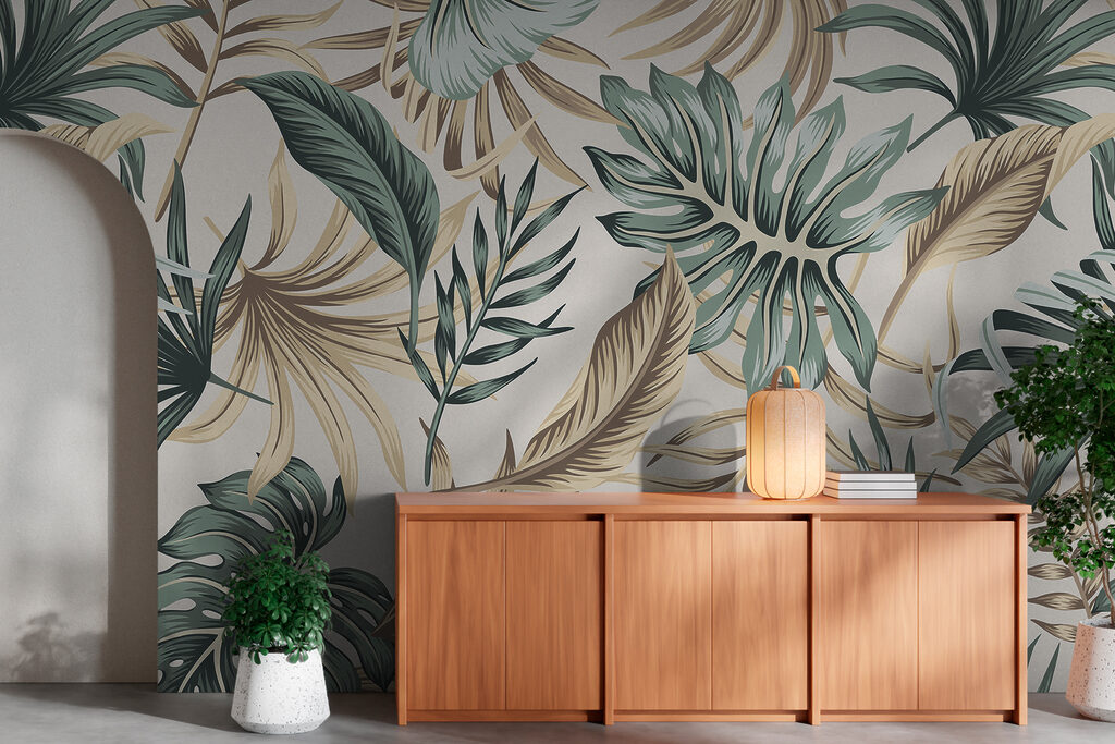 Foglie in verdi tenui — ambiente 8