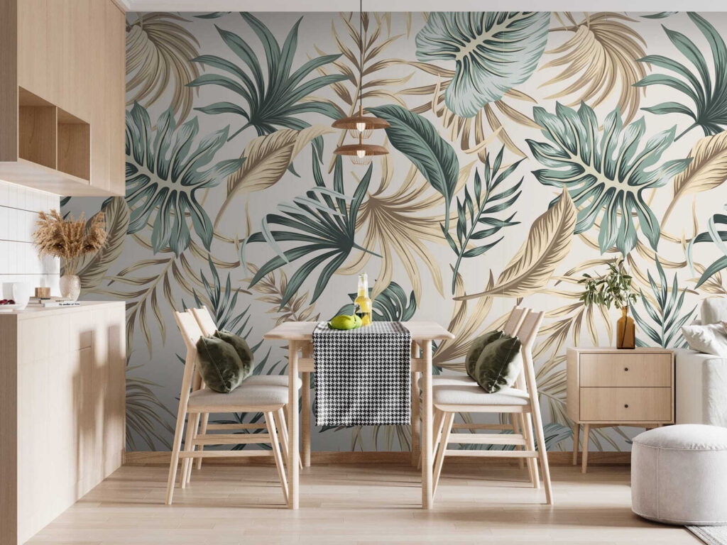 Foglie in verdi tenui — ambiente 4