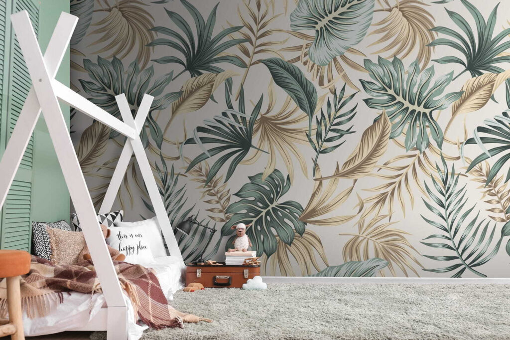 Foglie in verdi tenui — ambiente 5