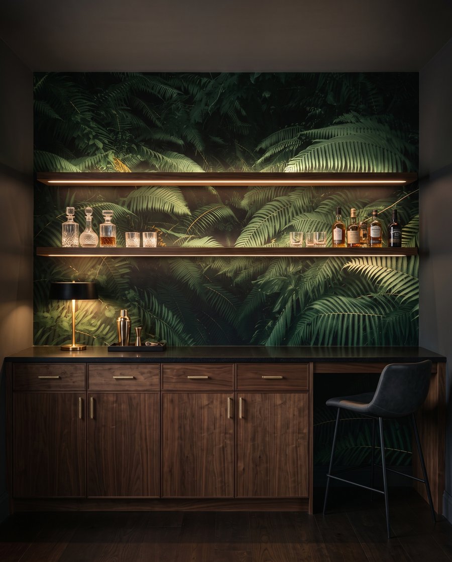 Nel verde delle felci — ambiente 4