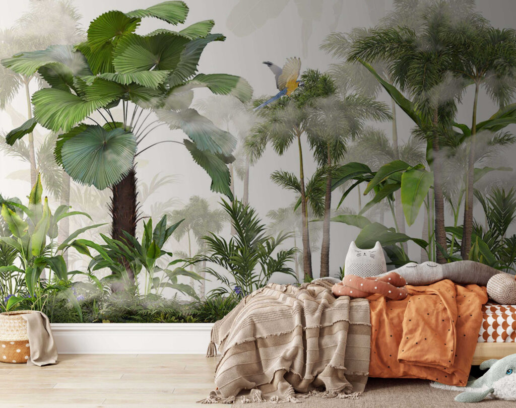 Palme verdi nel paesaggio — ambiente 3