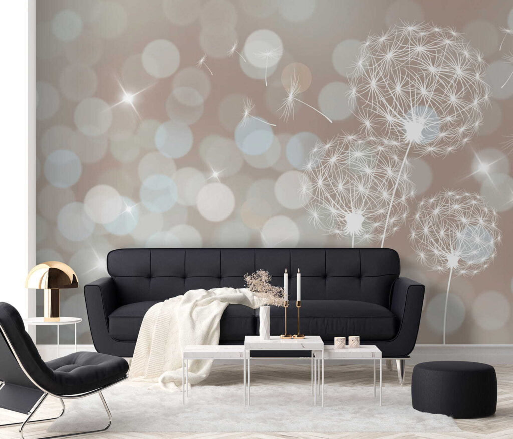 Soffioni tra cerchi luminosi — ambiente 7