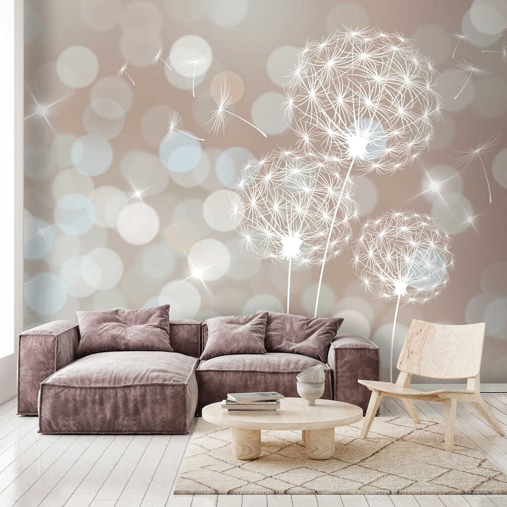 Soffioni tra cerchi luminosi — ambiente 10
