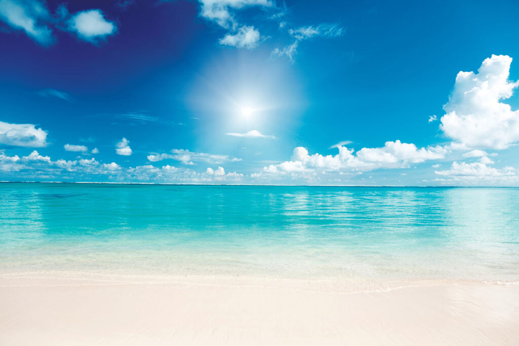 Mare turchese e sole — design completo