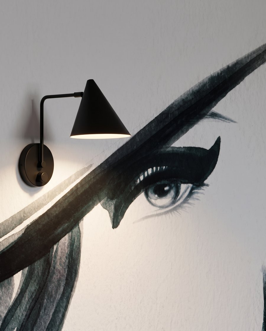 Sguardo sotto la tesa — dettaglio