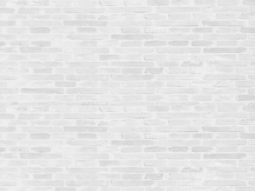 Mattoni in bianco pallido — design completo