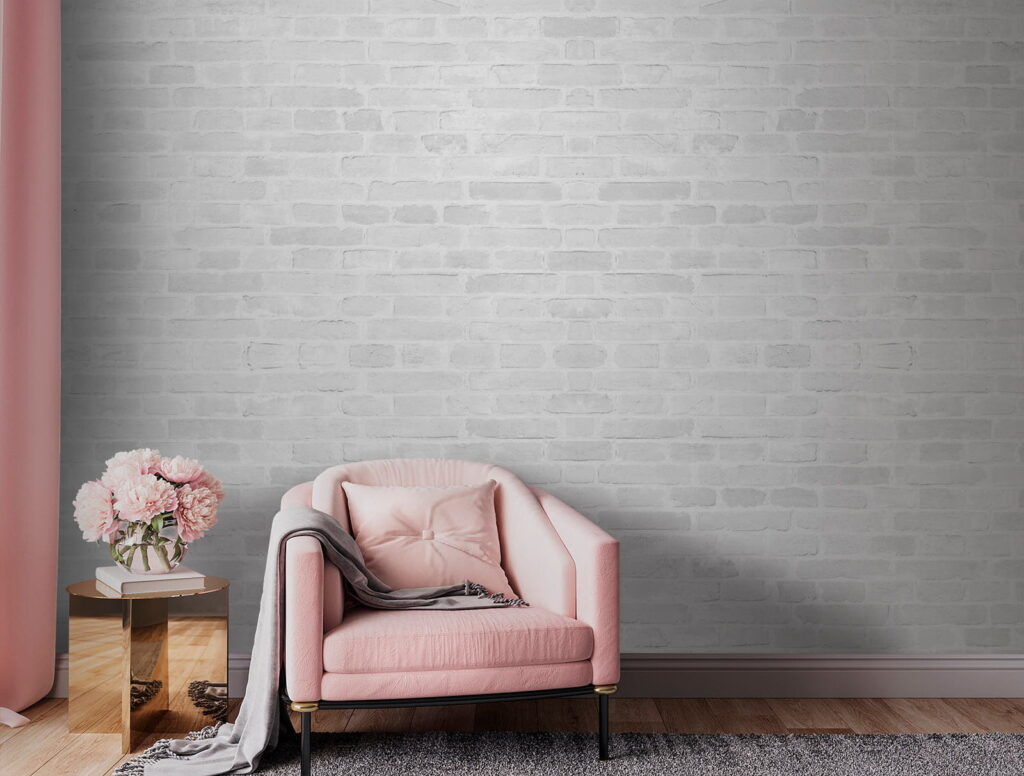 Mattoni in bianco pallido — ambiente 1
