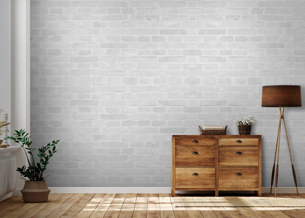 Mattoni in bianco pallido — ambiente 2
