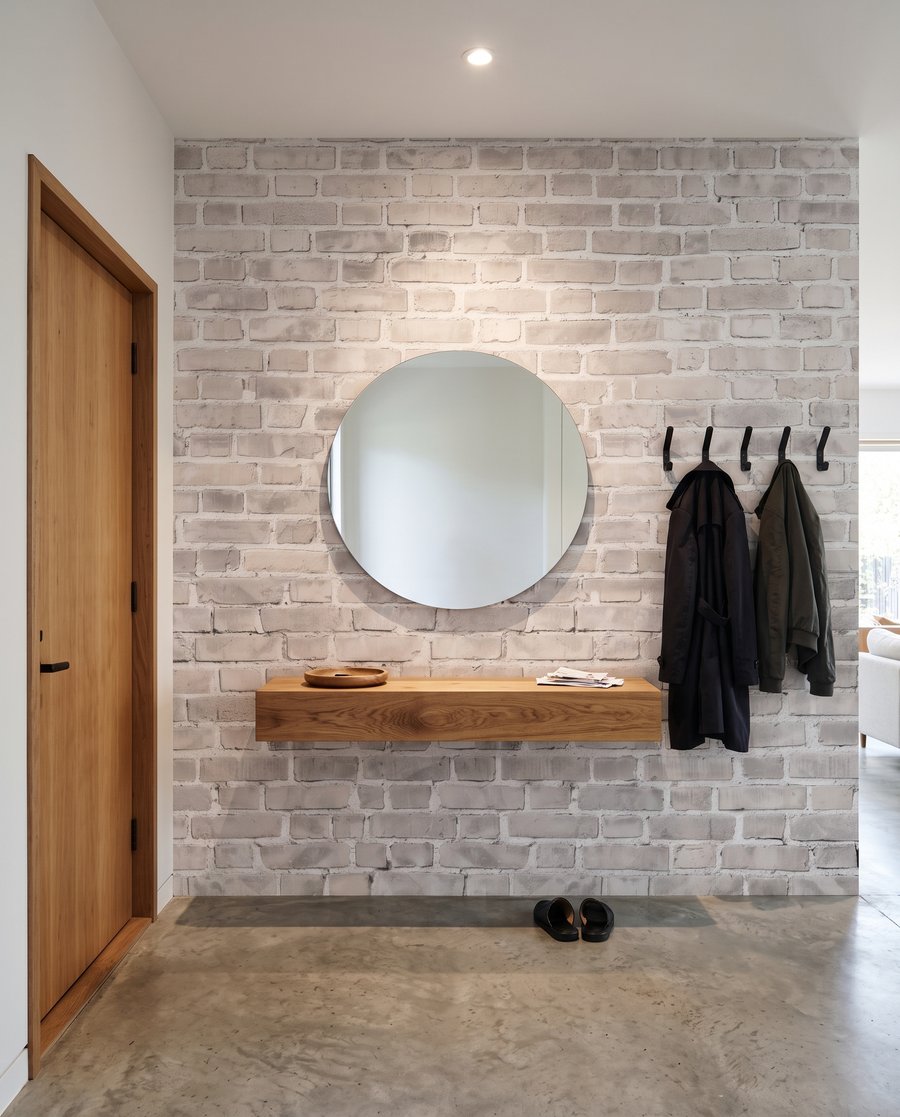 Mattoni grigi con patina — ambiente 5