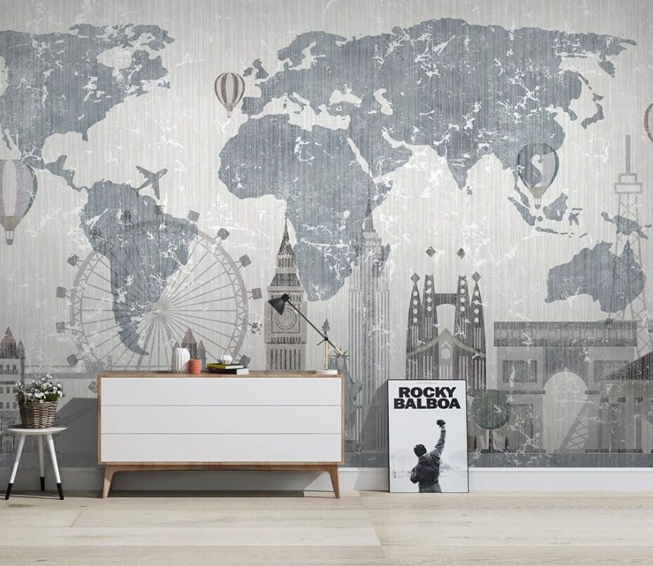 Mappa e luoghi disegnati — ambiente 1