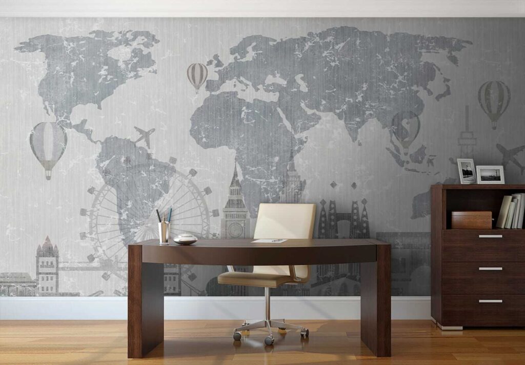 Mappa e luoghi disegnati — ambiente 9