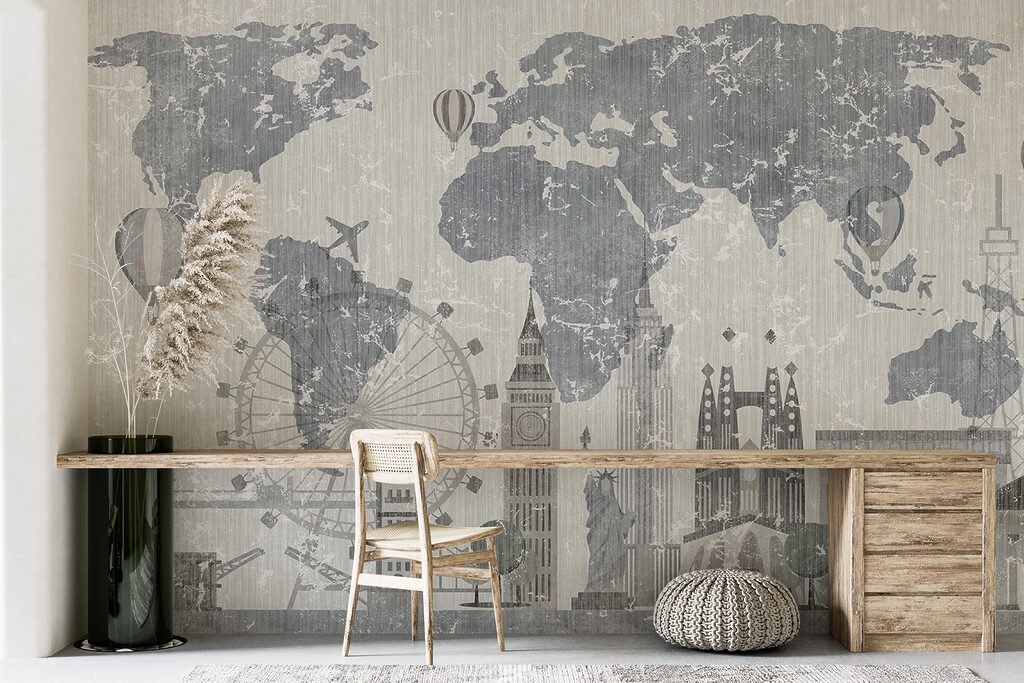 Mappa e luoghi disegnati — ambiente 11