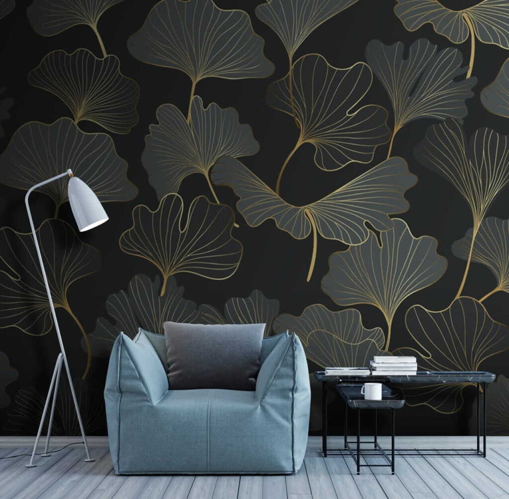 Foglie di ginkgo dorate — ambiente 2