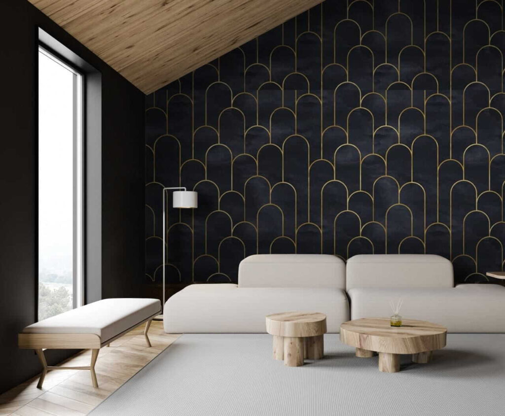 Archi in linee dorate — ambiente 2